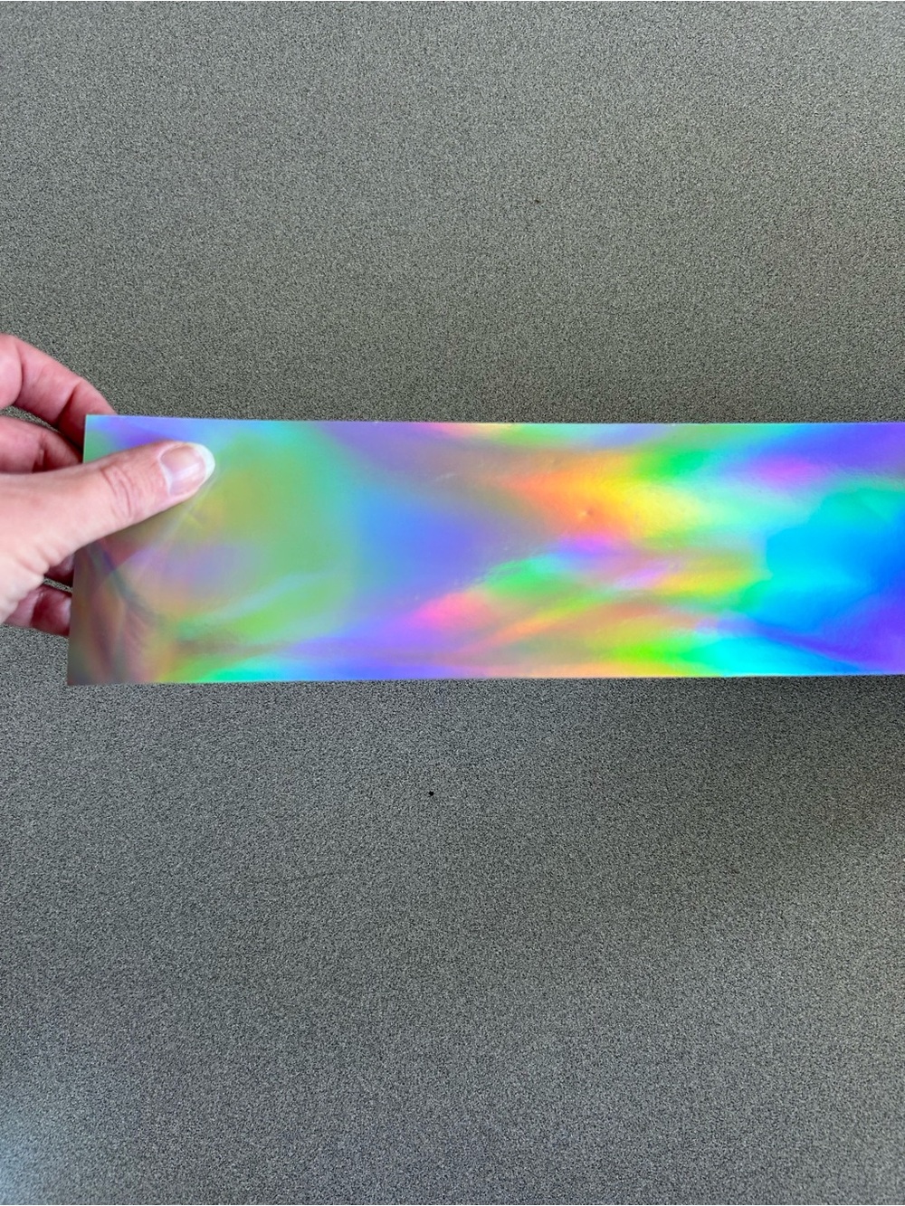 LARGE ROLL Holographic Iridescent Strip Room Party Decor Teacher Bulletin Board